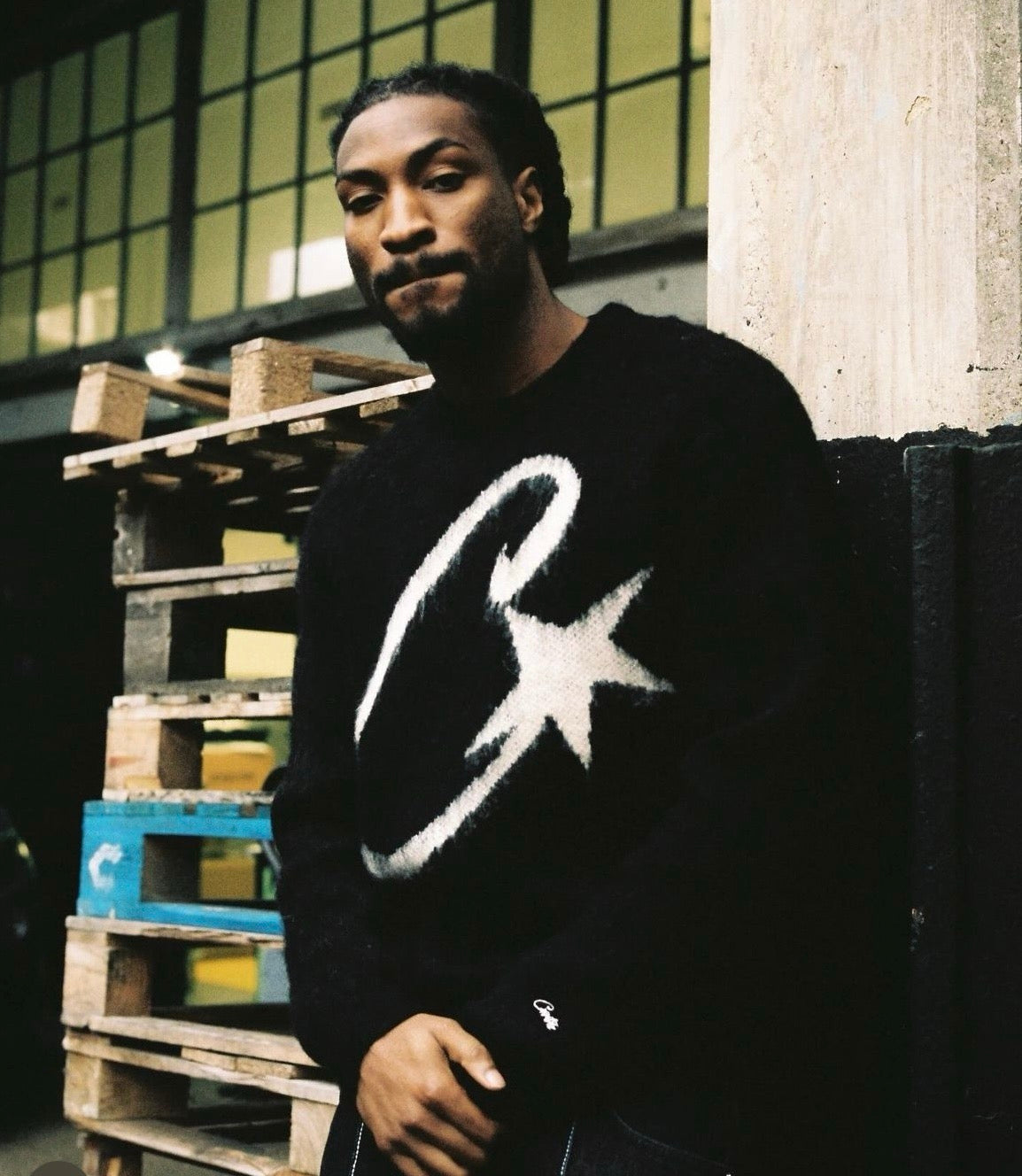 "CRTZ" Mohair Black
